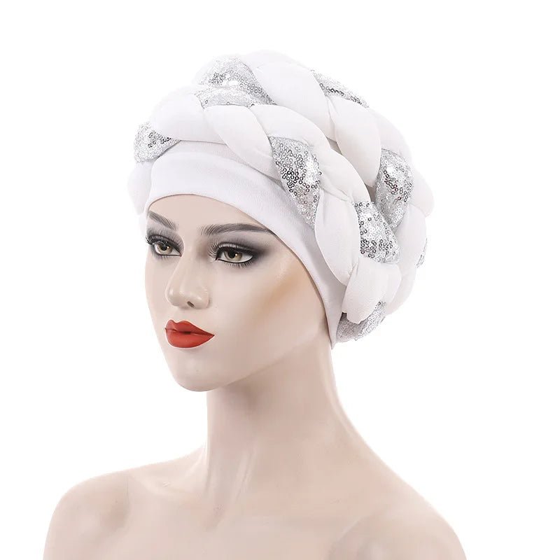 Stylish Auto Gele Bonnet Hat: Elevate Your Look with Nigerian Headwear for Women - Flexi Africa - Free Delivery Worldwide only at www.flexiafrica.com