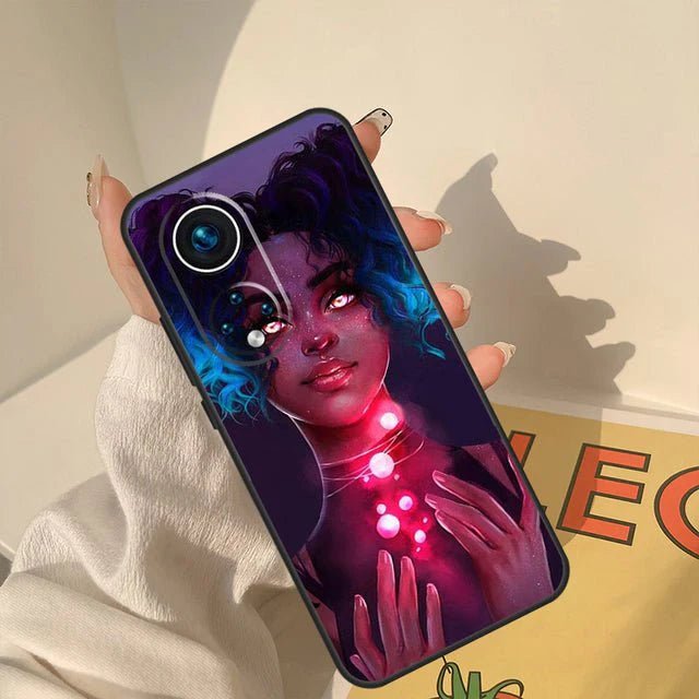 Stylish Black Girl Phone Case for Huawei - Free Delivery Worldwide only at Flexi Africa