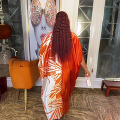 Summer African Print Rayon Dress - Free Delivery Worldwide only at Flexi Africa