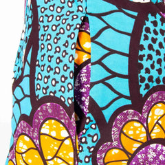 Summer Vibes: African Print Pattern Beach Shorts for Women, 100% Cotton - Flexi Africa - Free Delivery www.flexiafrica.com