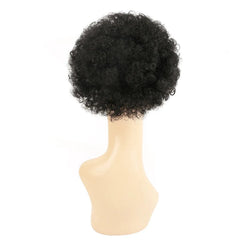 Synthetic Hair Buns For Women Afro Puff Curly Chignon Drawstring Ponytail Natural Black With Hair Extensions Hairpieces