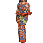 Traditional African 2PC Outfit – Dashiki Top and Skirt Set for Women - Free Delivery Worldwide only at Flexi Africa