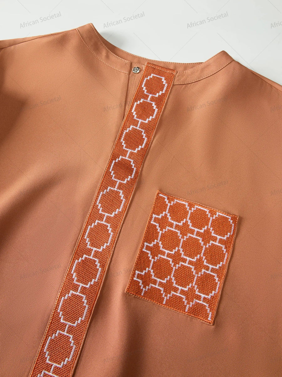 Traditional African Outfits for Men - Comfortable Dashiki Sets with Matching Shirts and Pants with Unique Patterns - Free Delivery Worldwide only at Flexi Africa