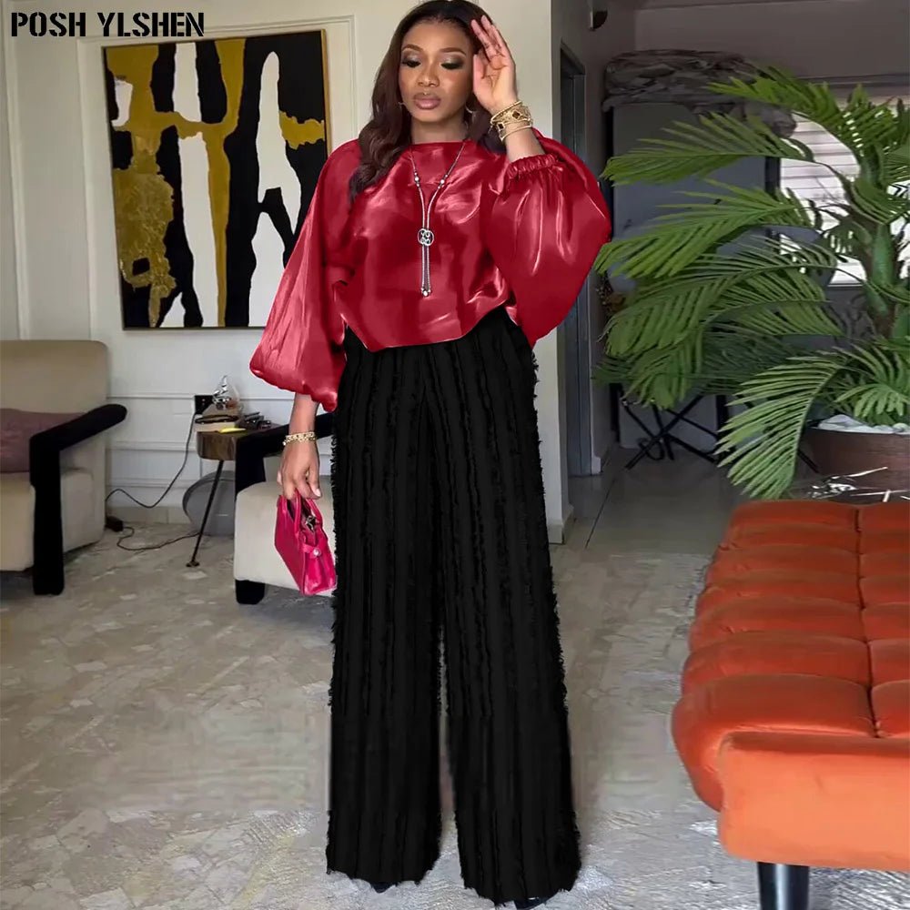 Two 2 Piece Pant Sets Women Summer Outfit Clothes African Dresses for Women 2026 Sexys New in Matching Set Dames Africa Clothing - Free Delivery Worldwide only at Flexi Africa