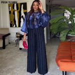 Two 2 Piece Pant Sets Women Summer Outfit Clothes African Dresses for Women 2026 Sexys New in Matching Set Dames Africa Clothing - Free Delivery Worldwide only at Flexi Africa