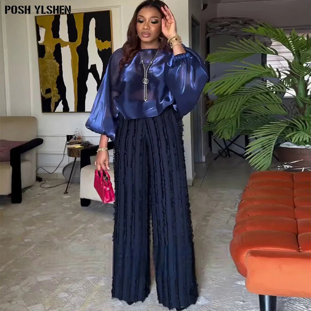 Two 2 Piece Pant Sets Women Summer Outfit Clothes African Dresses for Women 2026 Sexys New in Matching Set Dames Africa Clothing - Free Delivery Worldwide only at Flexi Africa