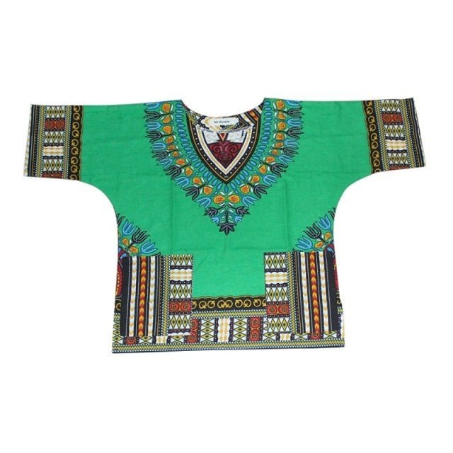 Unisex Stylish and Comfortable Dashiki Dress - Traditional African Clothing Children in Soft Cotton Fabric - Free Delivery