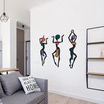 Vibrant African Girl Wall Art Set – Ethnic Style Living Room Décor - Free Delivery Worldwide only at Flexi Africa