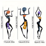 Vibrant African Girl Wall Art Set – Ethnic Style Living Room Décor - Free Delivery Worldwide only at Flexi Africa