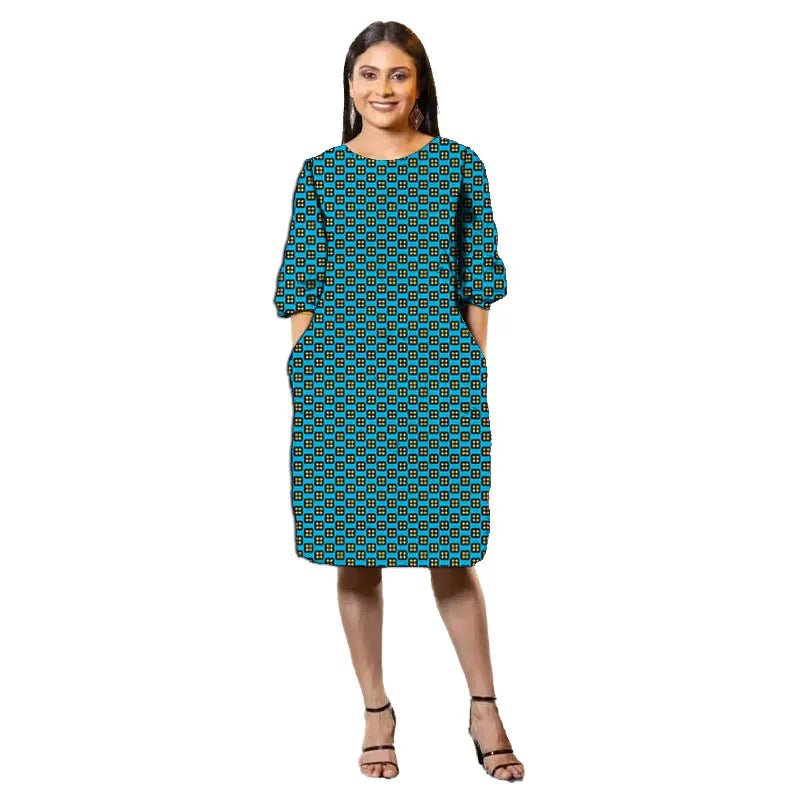 strapless open back dress Vibrant Ankara Print Half-Sleeve Dress for Women – African Fashion Wedding  & Party Wear