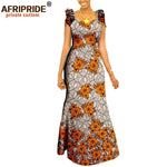 Women’s African Ankara Print Maxi Dress – Short Sleeve Plus Size Dashiki Outfit - Free Delivery Worldwide only at Flexi Africa