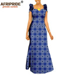 Women’s African Ankara Print Maxi Dress – Short Sleeve Plus Size Dashiki Outfit - Free Delivery Worldwide only at Flexi Africa