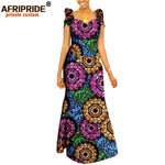 Women’s African Ankara Print Maxi Dress – Short Sleeve Plus Size Dashiki Outfit - Free Delivery Worldwide only at Flexi Africa