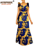 Women’s African Ankara Print Maxi Dress – Short Sleeve Plus Size Dashiki Outfit - Free Delivery Worldwide only at Flexi Africa