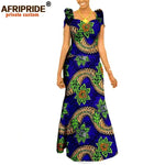 Women’s African Ankara Print Maxi Dress – Short Sleeve Plus Size Dashiki Outfit - Free Delivery Worldwide only at Flexi Africa