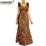 Women’s African Ankara Print Maxi Dress – Short Sleeve Plus Size Dashiki Outfit - Free Delivery Worldwide only at Flexi Africa
