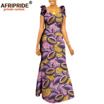 Women’s African Ankara Print Maxi Dress – Short Sleeve Plus Size Dashiki Outfit - Free Delivery Worldwide only at Flexi Africa