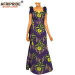 Women’s African Ankara Print Maxi Dress – Short Sleeve Plus Size Dashiki Outfit - Free Delivery Worldwide only at Flexi Africa