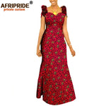 Women’s African Ankara Print Maxi Dress – Short Sleeve Plus Size Dashiki Outfit - Free Delivery Worldwide only at Flexi Africa