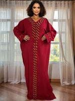 Women’s African Dashiki Rhinestone Kaftan Dress – Shiny Ankara Long Evening & Party Gown - Free Delivery Worldwide only at Flexi Africa