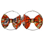 Women’s African Fashion Earrings – Handmade Circle Statement Accessories - Free Delivery Worldwide only at Flexi Africa