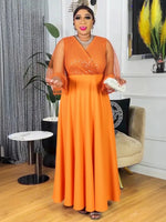 Women's African-Inspired Midi Dress, Plus Size – product view 13