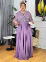 Women's African-Inspired Midi Dress, Plus Size – product view 14