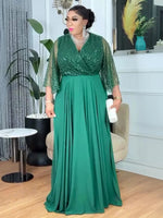 Women's African-Inspired Midi Dress, Plus Size – product view 12