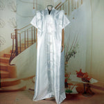 Women's African-Inspired Satin-Finish Maxi Dress - Free Delivery Worldwide only at Flexi Africa