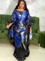 Women’s African Kaftan Abaya Dress – Long Dashiki Ankara Traditional Gown - Free Delivery Worldwide only at Flexi Africa