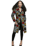 Women's African-Print Longline Blazer Jacket - Free Delivery Worldwide only at Flexi Africa