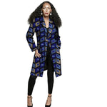 Women's African-Print Longline Blazer Jacket - Free Delivery Worldwide only at Flexi Africa