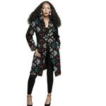 Women's African-Print Longline Blazer Jacket - Free Delivery Worldwide only at Flexi Africa