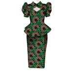 Women's Ankara Cropped Shirt & Skirt Set - Free Delivery Worldwide only at Flexi Africa