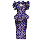 Women's Ankara Cropped Shirt & Skirt Set - Free Delivery Worldwide only at Flexi Africa