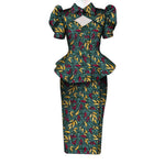 Women's Ankara Cropped Shirt & Skirt Set - Free Delivery Worldwide only at Flexi Africa