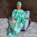Women's Batwing-Sleeve Jacquard Occasion Gown - Free Delivery Worldwide only at Flexi Africa