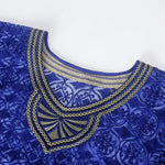Women's Boubou-Style Dress & Headscarf Ensemble - Free Delivery Worldwide only at Flexi Africa