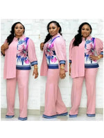 Women's Cotton Top and Wide-Leg Pants Set - Free Delivery Worldwide only at Flexi Africa