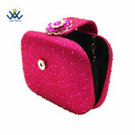 Women's Crystal Peep-Toe Slingback Heels & Bag Set – 9cm Square Heel – alternate view 27