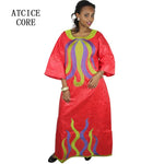 Women's Embroidered Maxi Dress & Scarf - Free Delivery Worldwide only at Flexi Africa