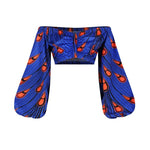 Women's Feather-Print Top & Skirt – Set or Separates - Free Delivery Worldwide only at Flexi Africa