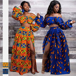 Women's Feather-Print Top & Skirt – Set or Separates - Free Delivery Worldwide only at Flexi Africa