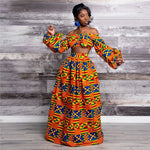 Women's Feather-Print Top & Skirt – Set or Separates - Free Delivery Worldwide only at Flexi Africa