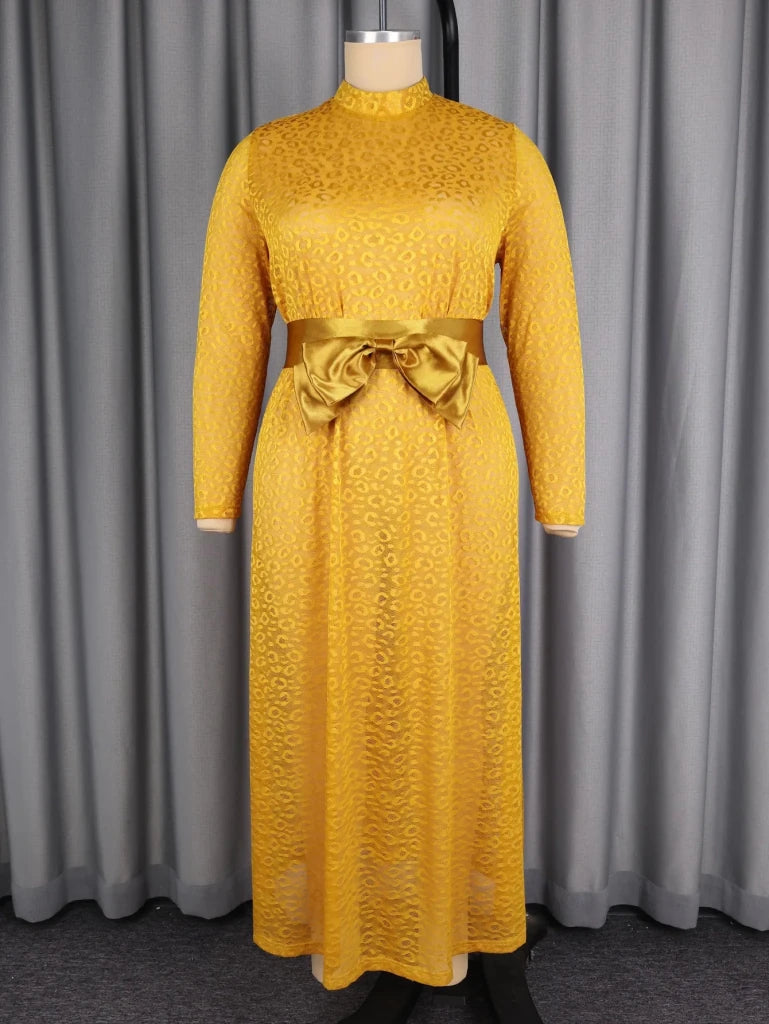 Women's Lace Dress and Sheer Robe Occasion Set - Free Delivery Worldwide only at Flexi Africa