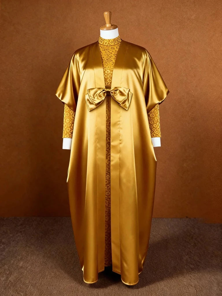 Women's Lace Dress and Sheer Robe Occasion Set - Free Delivery Worldwide only at Flexi Africa