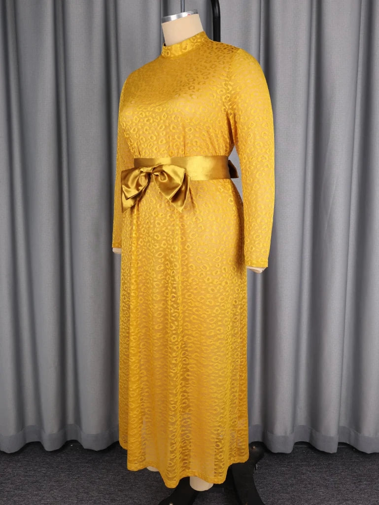 Women's Lace Dress and Sheer Robe Occasion Set - Free Delivery Worldwide only at Flexi Africa