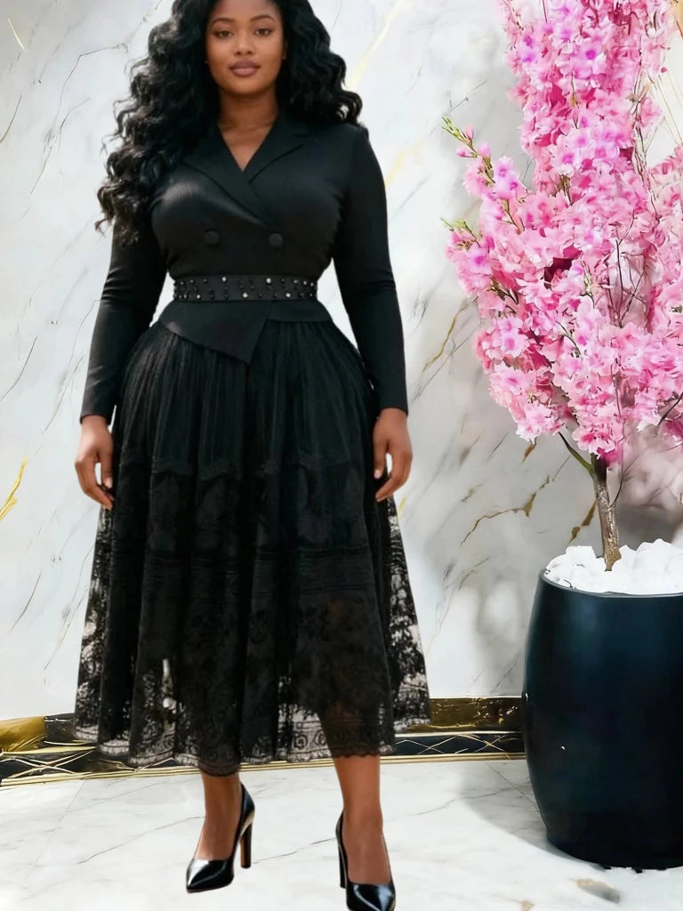 Women's Loose-Fit Kaftan Occasion Dress - Free Delivery Worldwide only at Flexi Africa