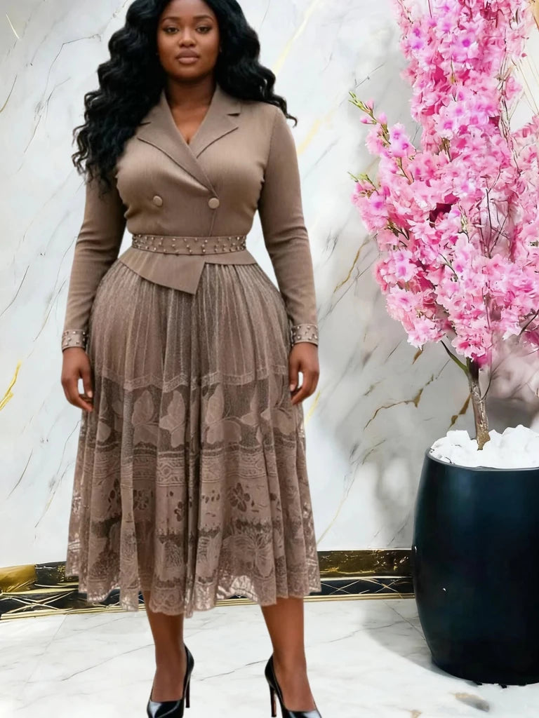 Women's Loose-Fit Kaftan Occasion Dress - Free Delivery Worldwide only at Flexi Africa