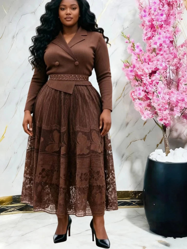 Women's Loose-Fit Kaftan Occasion Dress - Free Delivery Worldwide only at Flexi Africa